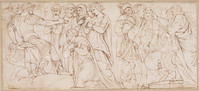 B 032
<br/>
Darius' gezin voor Alexander; krijgsgevangenen
<br/>
<em>Polidoro da Caravaggio (ca.1499-1543) - kopie naar</em>